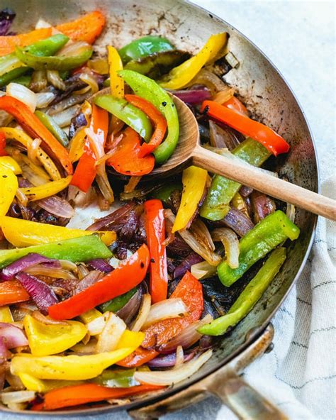 quick-sauteed-peppers-and-onions-a-couple-cooks image