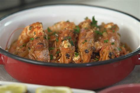 shrimp-saganaki-with-ouzo-and-feta-cheese-diane image