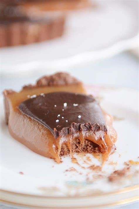 decadent-chocolate-caramel-tart-mels-kitchen-cafe image