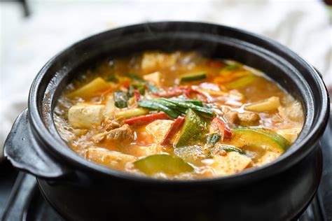 doenjang-jjigae-soybean-paste-stew-with-pork-and image