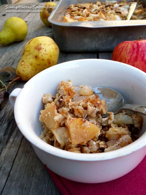 ginger-apple-pear-crisp-baked-oatmeal-sumptuous image