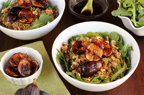balsamic-honey-grilled-fig-quinoa-bowl-produce image