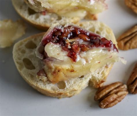 baked-brie-with-raspberry-preserves-and-chopped image