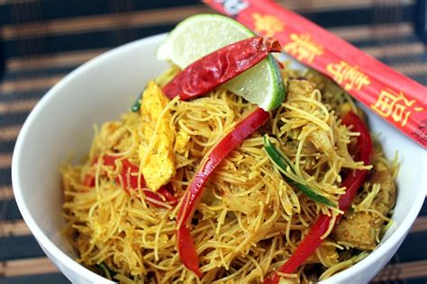 singapore-noodles-with-curry-and-pork-worth-her-salt image