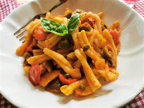casarecce-pasta-caponata-recipe-from-sicily image
