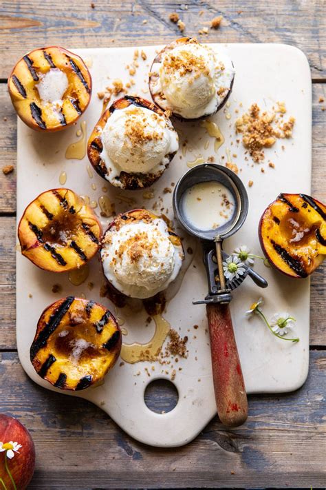 browned-butter-grilled-peaches-with image