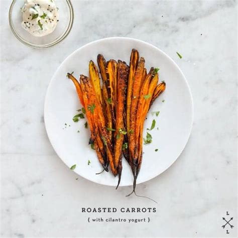 roasted-carrots-cilantro-recipe-love-and-lemons image