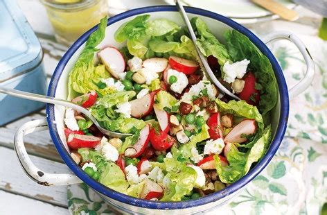 little-gem-salad-with-radish-peas-and-goats-cheese image