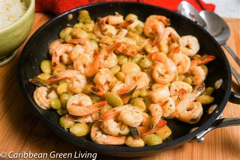shrimp-with-honey-and-ginger-caribbean-green-living image