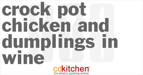 chicken-and-dumplings-in-wine-crockpot image