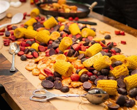 the-rineharts-low-country-boil-recipe-southern-living image