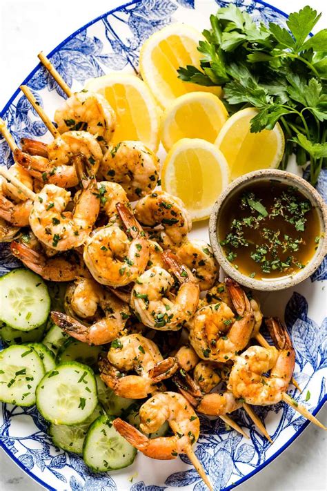 grilled-shrimp-skewers-with-garlic-best-marinade image