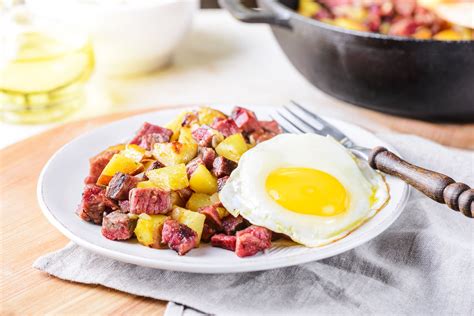homemade-corned-beef-hash-recipe-the-spruce-eats image