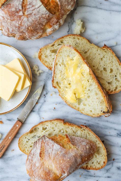 easiest-no-knead-bread-recipe-damn-delicious image