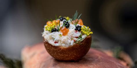 johnny-cakes-with-crab-and-caviar-recipe-great-british-chefs image