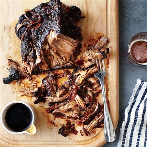 slow-cooker-pulled-pork-bourbon-peach-barbecue image
