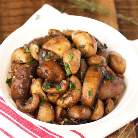 sauteed-mushrooms-recipe-with-balsamic-garlic-butter image