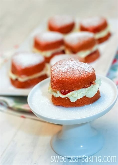 victoria-sponge-mini-heart-cakes-recipe-for-valentines-day image
