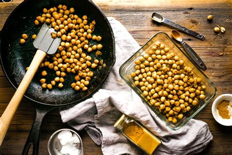 sauteed-turmeric-chickpeas-recipe-the-kitchen-girl image