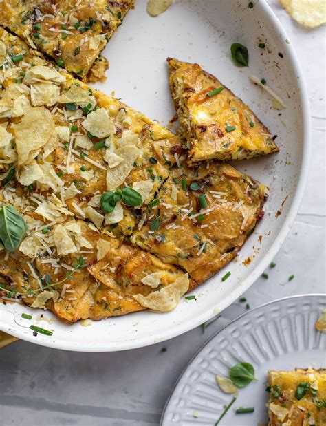 potato-chip-frittata-with-caramelized-onions-how image