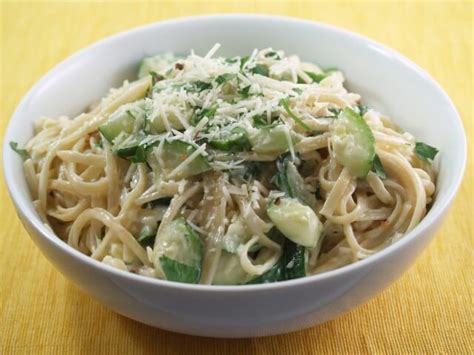creamy-zucchini-with-linguine-recipe-cdkitchencom image