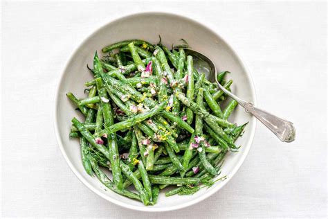 green-bean-salad-with-lemon-and-dill-recipe-simply image