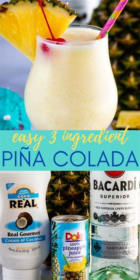 easy-pina-colada-recipe-only-3-ingredients-crazy image