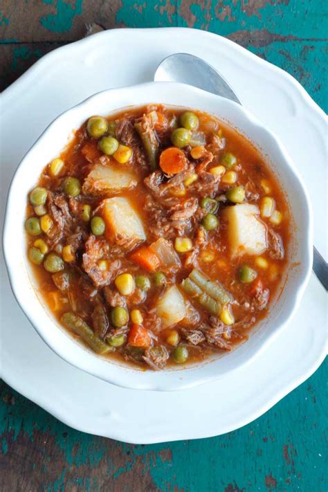 my-moms-old-fashioned-vegetable-beef-soup-smile image