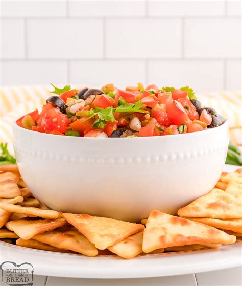 salsa-with-olives-butter-with-a-side-of-bread image