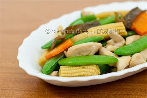 stir-fried-sugar-snap-peas-with-chicken-christines image