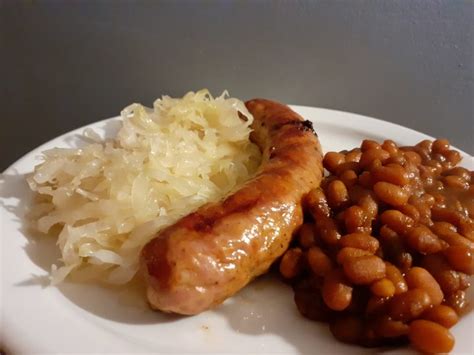 sauerkraut-sausage-beans-jahzkitchen image