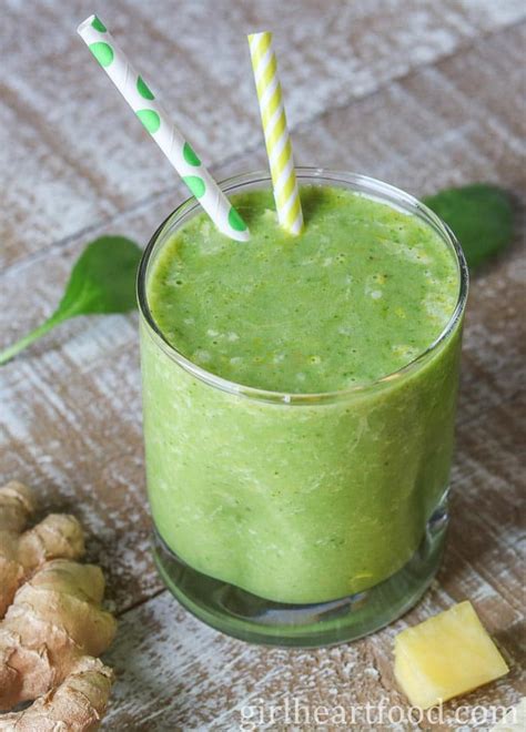 ginger-smoothie-with-spinach-girl-heart-food image