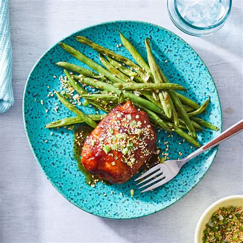 easy-sesame-chicken-with-green-beans image