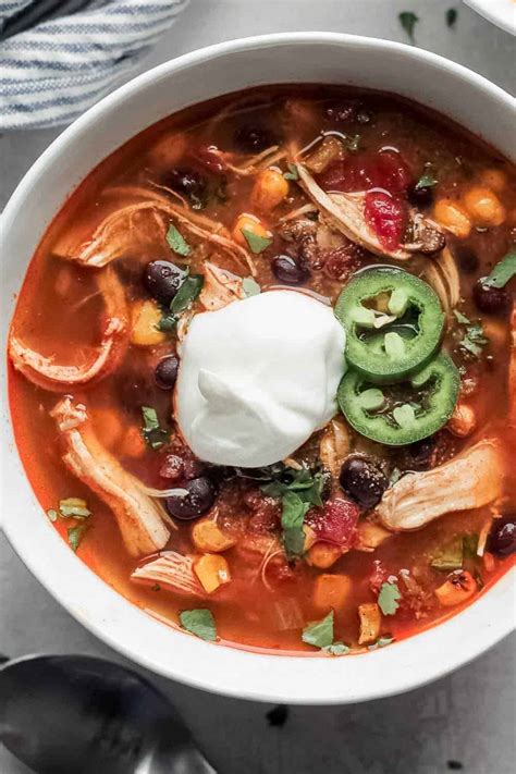 slow-cooker-chicken-enchilada-soup-easy-chicken image