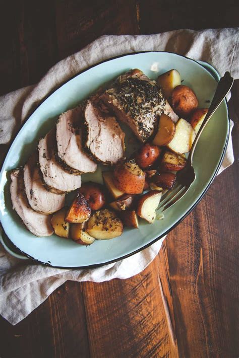 5-ingredient-crock-pot-pork-roast-and-potatoes image