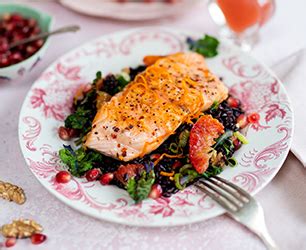forbidden-black-rice-salad-with-pan-fried-salmon image