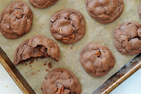 double-chocolate-chip-cookies-with-pecans-once image