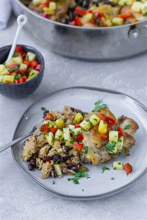 one-pan-cuban-chicken-and-rice-rachel-cooks image