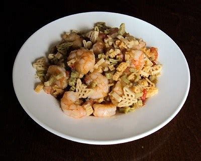 pasta-recipe-with-shrimp-eggplant-garlic-and image