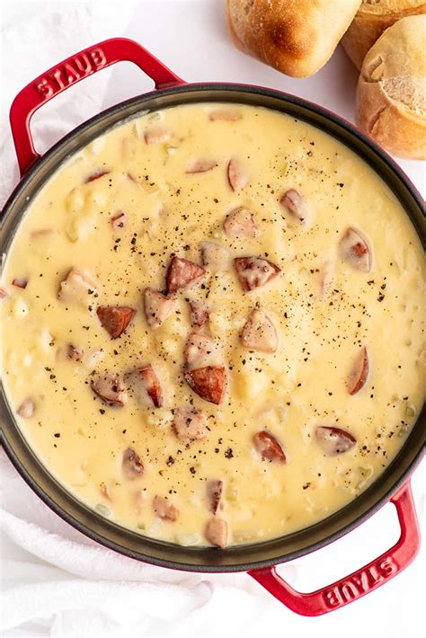 cheesy-sausage-potato-soup-baking-mischief image