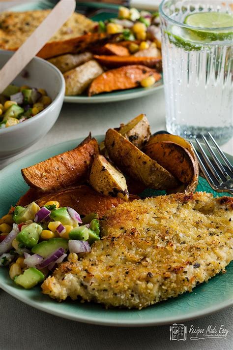 oven-baked-chicken-schnitzel-recipes-made-easy image