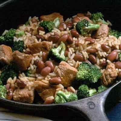 skillet-pork-rice-beans-recipe-land-olakes image