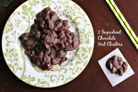 2-or-3-ingredient-chocolate-nut-clusters-practical image