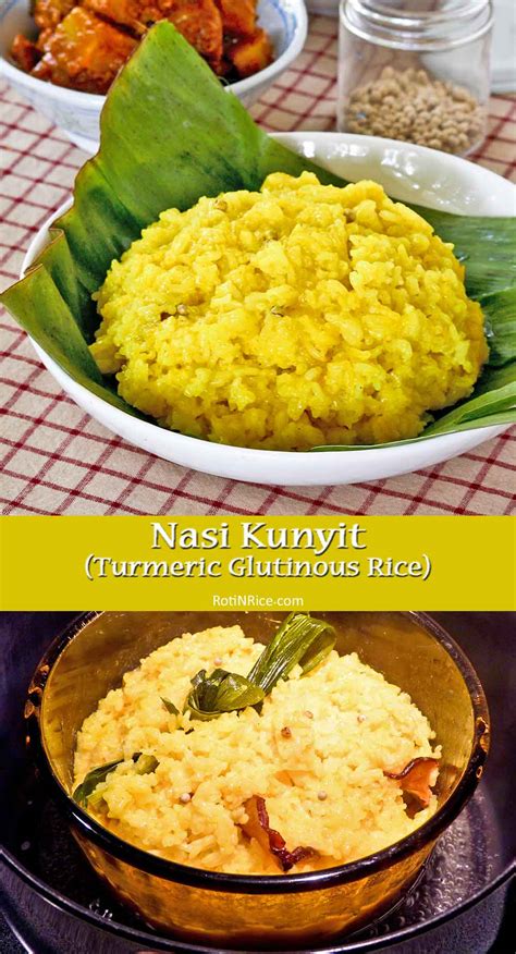 nasi-kunyit-turmeric-glutinous-rice-roti-n-rice image