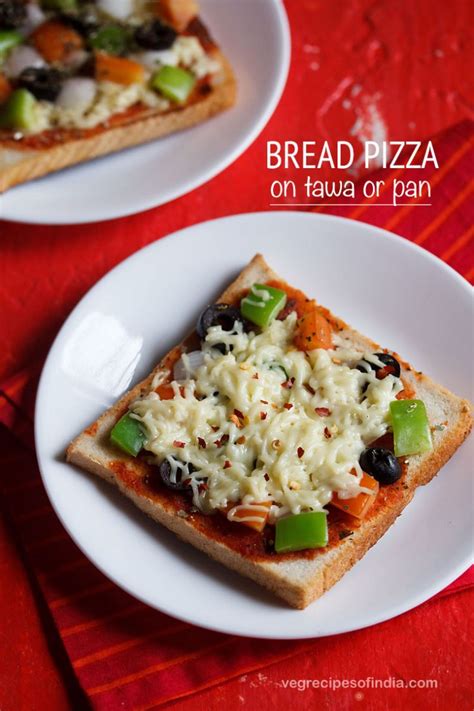 bread-pizza-2-ways-on-a-skillet-or-tawa-in-an-oven image