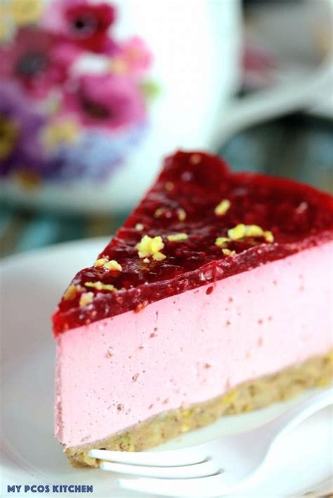 no-bake-raspberry-cheesecake-with-lemon-sugar image