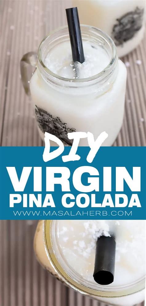 virgin-pina-colada-recipe-mocktail-masala-herb image