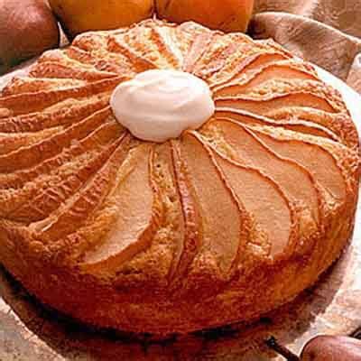 sour-cream-pear-coffee-cake-recipe-land-olakes image