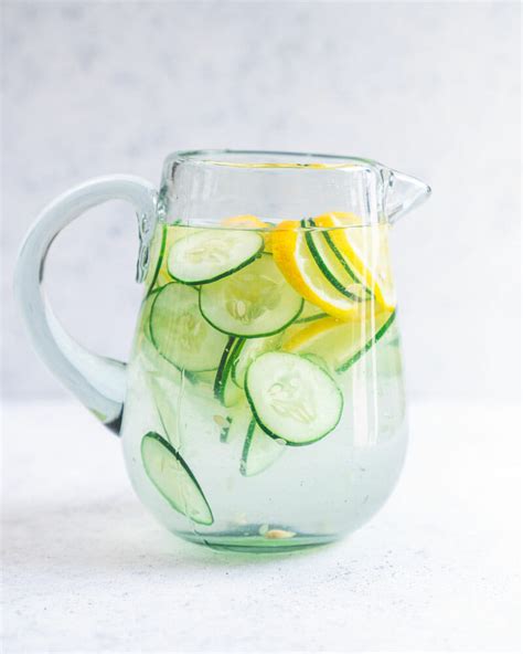 cucumber-lemon-water-recipe-a-couple-cooks image