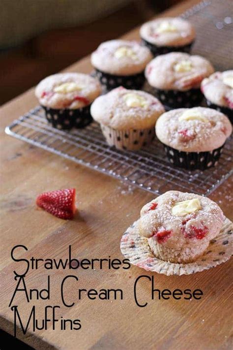 strawberries-and-cream-cheese-muffins-sweet-peas image